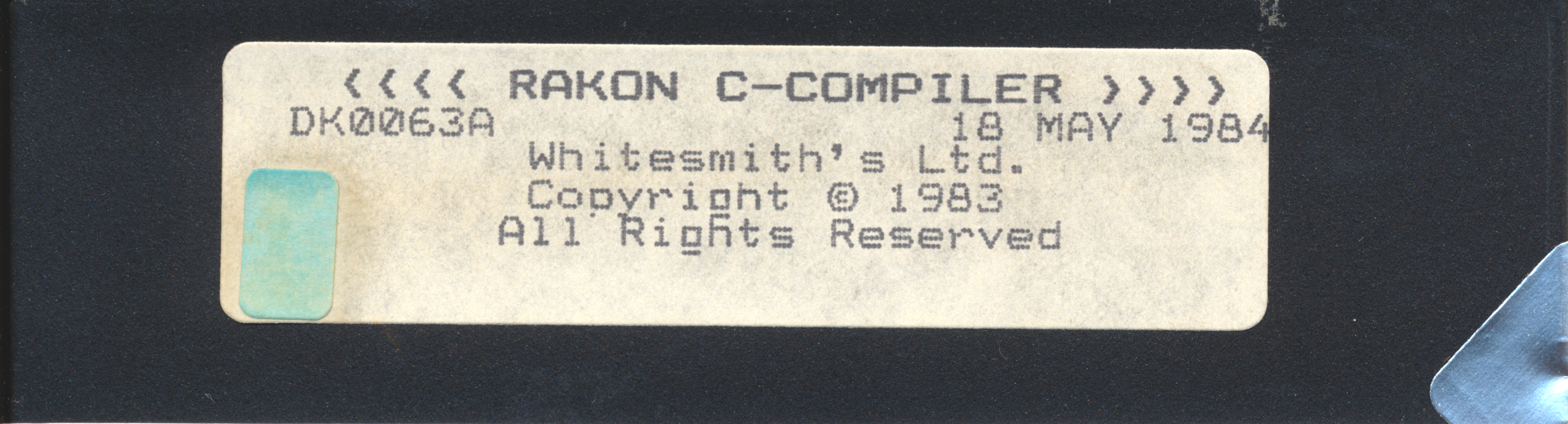 <<<< RAKON C-COMPILER >>>>